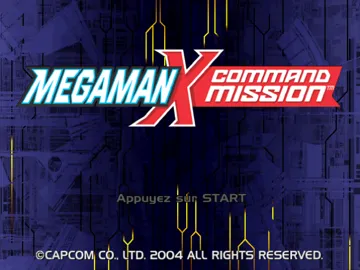 Mega Man X - Command Mission screen shot title